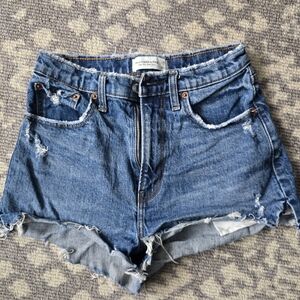 Abercrombie & Fitch high rise mom shorts, curve love